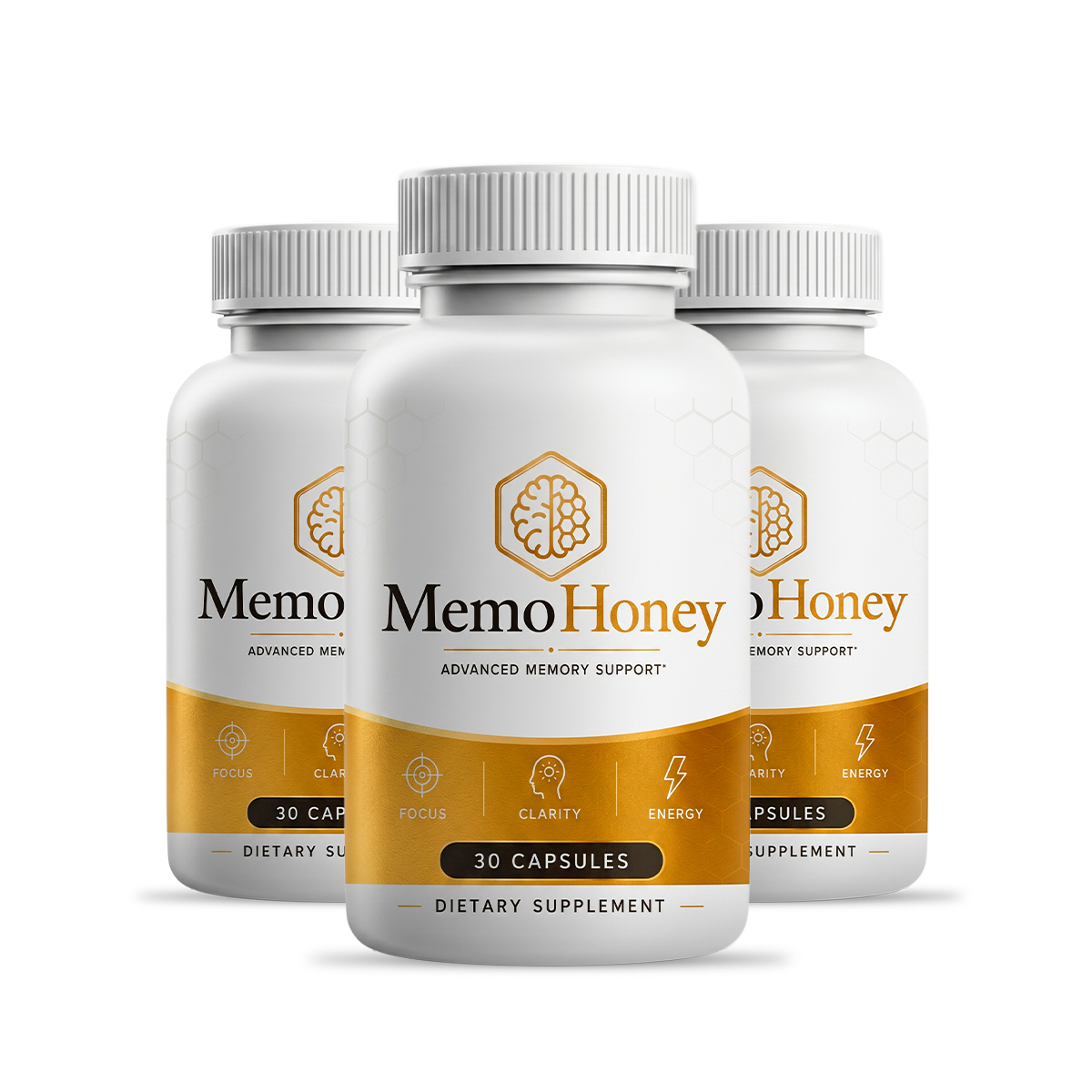 MemoHoney 3 Bottles package