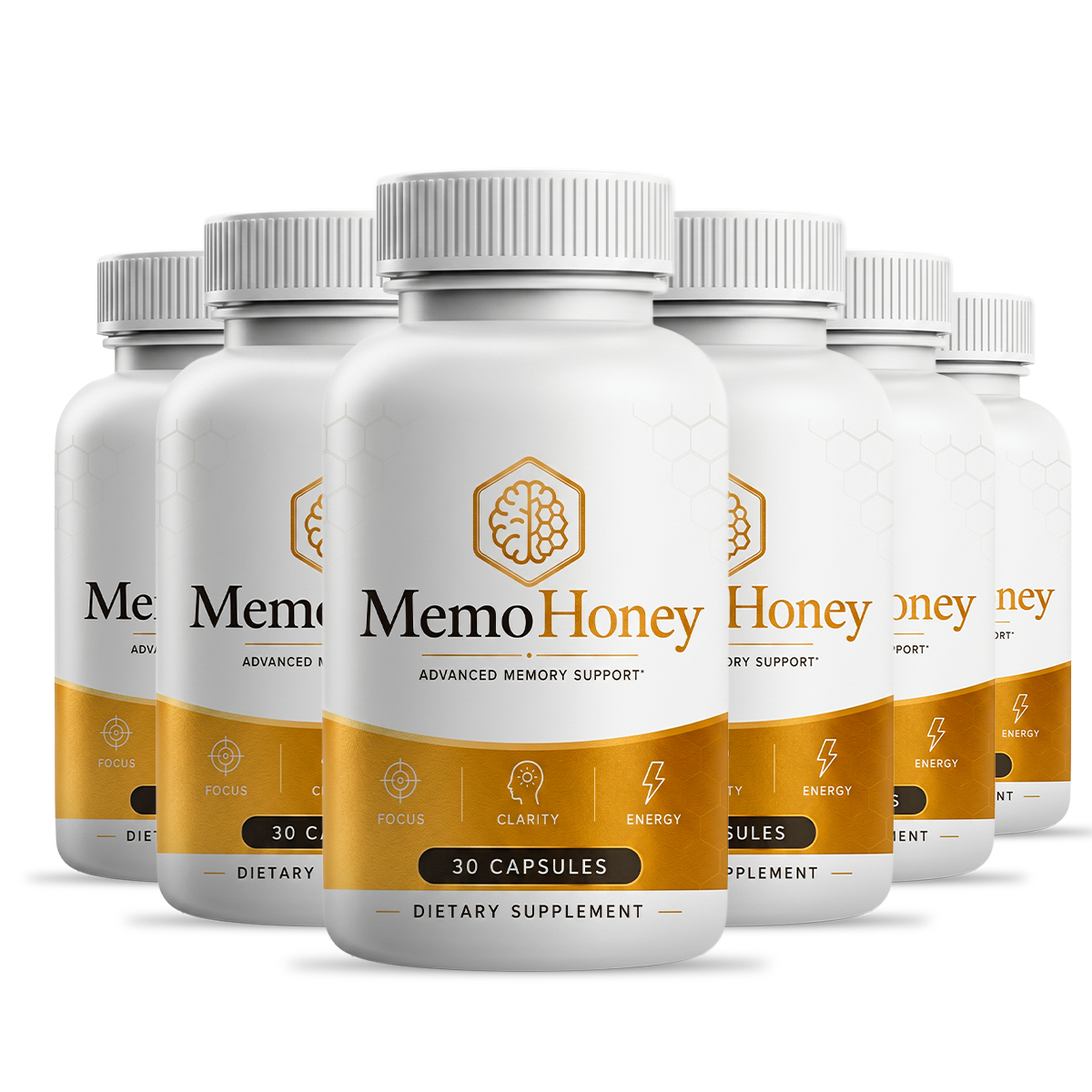 MemoHoney six-bottle package
